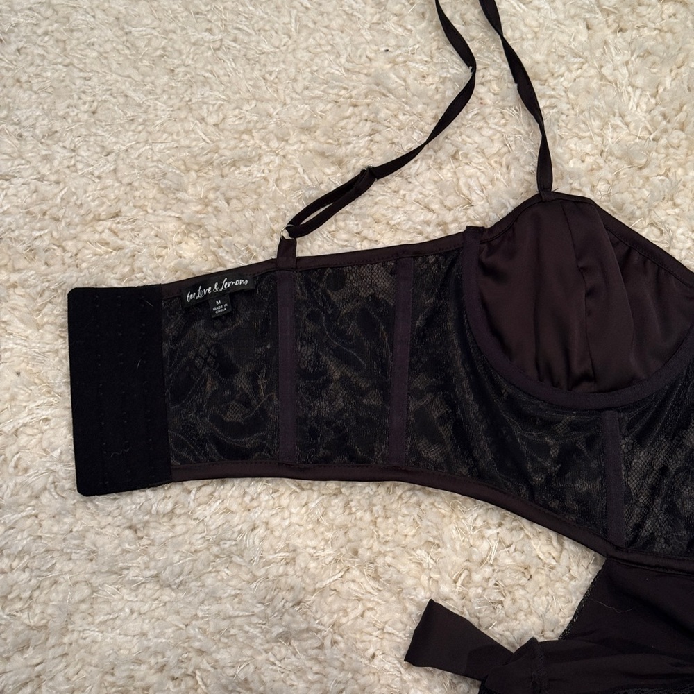 For Love & Lemons Regina Cut-Out Lace Mini Dress - Picture 7 of 8